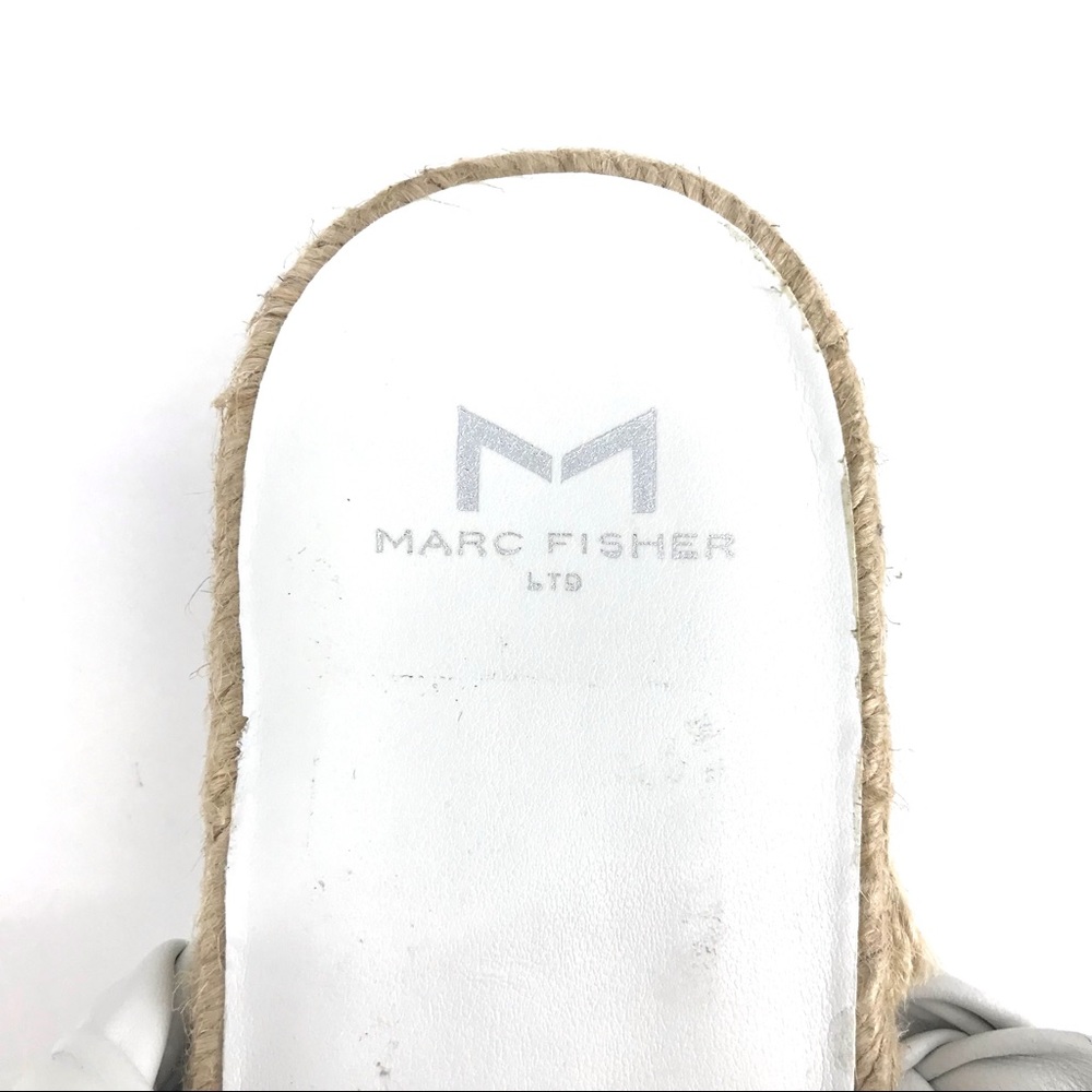 Marc Fisher White Jaimee Espadrille Slide Sandal - image 7